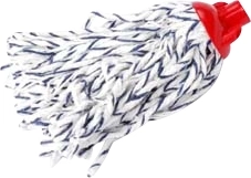 Dwukolorowa bawełniana końcówka mopa 160 g