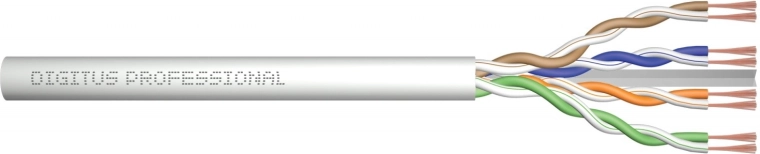 Patch kabel kategorii 6A U/UTP 100 m LS0H – szary