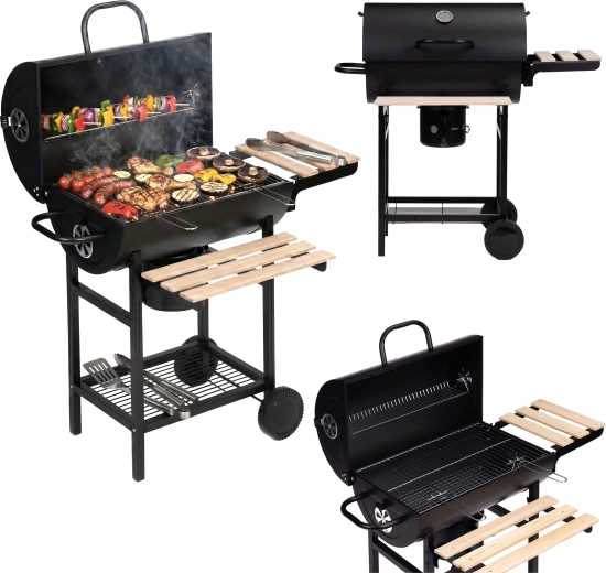 Ogrodowy grill węglowy z pokrywą MultiGarden