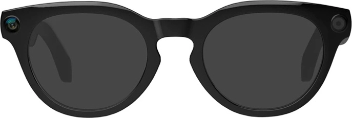 Inteligentne okulary przeciwsłoneczne Colmi V03 z okrągłymi oprawkami i kamerą 1080p
