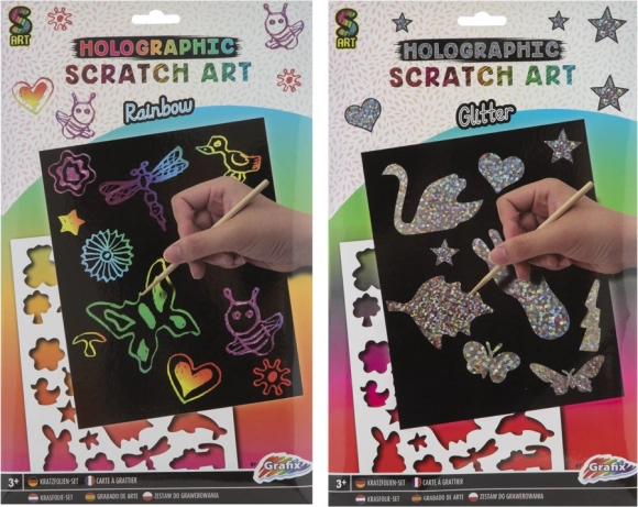 Obrazek do wydrapywania Tęczowy