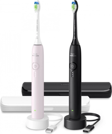 Szczoteczka soniczna PHILIPS Sonicare seria 3100 HX4072/42 – podwójny zestaw
