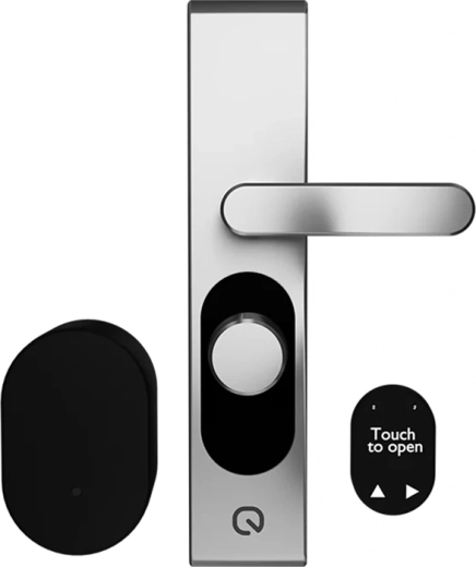 Shelly LOQED Touch 2S inteligentny zamek bezkluczykowy do drzwi, srebrny