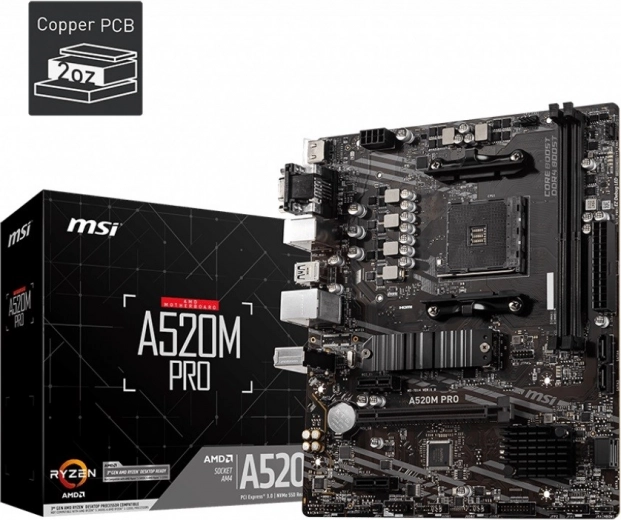 Płyta główna MSI A520M PRO mATX dla AMD