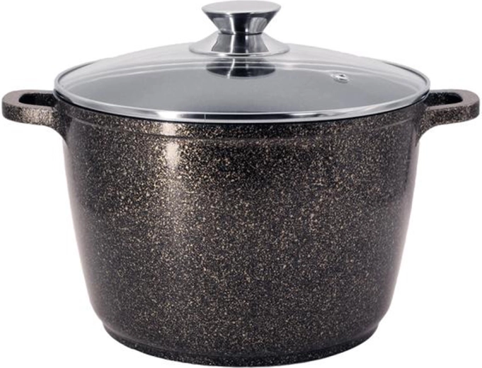 Garnek z pokrywką Kitchisimo 28 × 20 cm, aluminium z powłoką ceramiczną