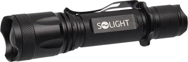 Solight ładowalna latarka LED 600 lm Cree XM-L2 T6 z zoomem i akumulatorem Li-Ion
