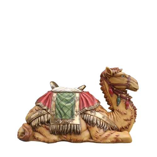 Figurka do betlejemu – klęczący wielbłąd 66 × 27 × 38 cm - 1 szt.