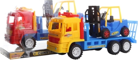 Plastikowa ciężarówka z podnośnikiem na napędzie ciernym