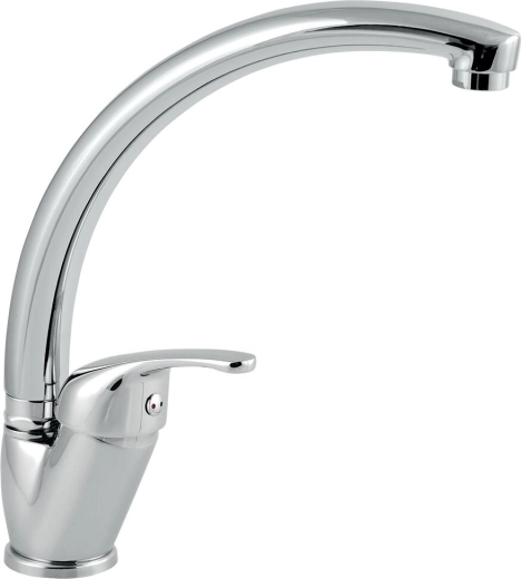 Bateria zlewozmywakowa TITANIA IRIS, jednouchwytowa, chrom, wylewka 250 mm