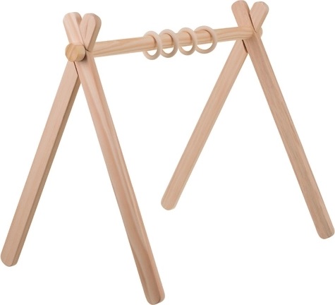 Drewniany stojak baby gym dla niemowląt Kruzzel 0+ 64 × 43 × 52 cm