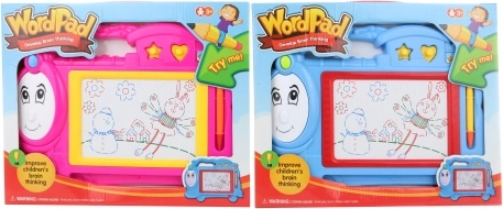 Tablica do rysowania Lokomotywa z ołówkiem i stempelkami