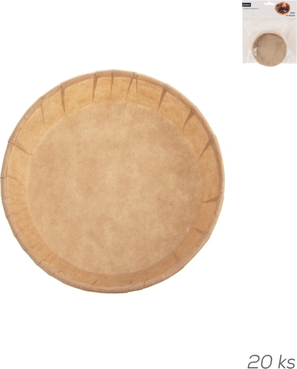 Papierowe foremki na tartaletki 10,5 cm (20 szt.)