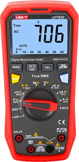 Cyfrowy multimetr Uni-T UT161D True RMS