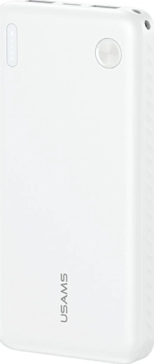 Powerbank USAMS PB83 10000 mAh z PD, 2× USB‑A i USB‑C – biała