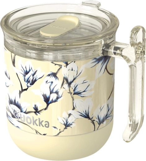 Kubek termiczny Quokka Wave Spring Dawn żółty 260 ml