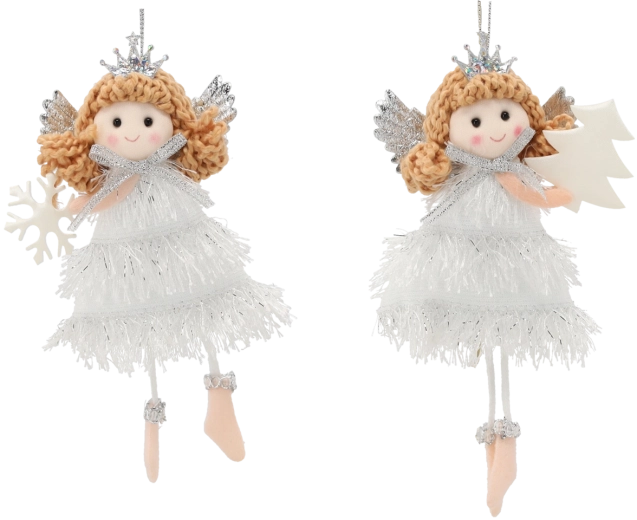 Świąteczna zawieszka aniołek 8 × 16 cm