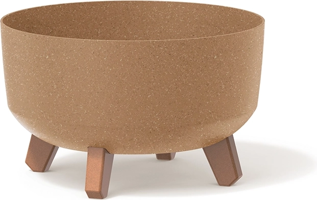 Donica Gracia Low Eco Wood 28,5 cm – naturalny naturo