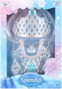 Zestaw piękności z koroną dla dzieci