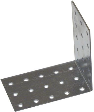 Kątownik konstrukcyjny stalowy 60 × 120 × 120 mm, ocynkowany