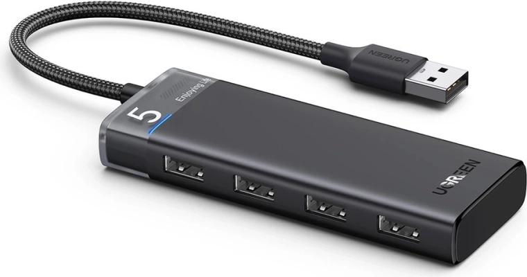 Ugreen CM653 hub USB SE 4× USB-A 3.0 (szary) - 1 szt.