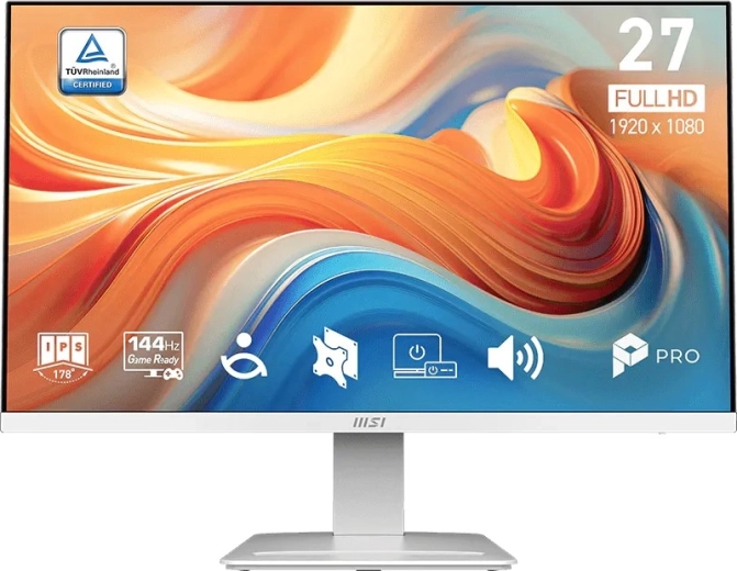MSI PRO MP273W E14A 27" gamingowy i biurowy monitor biały