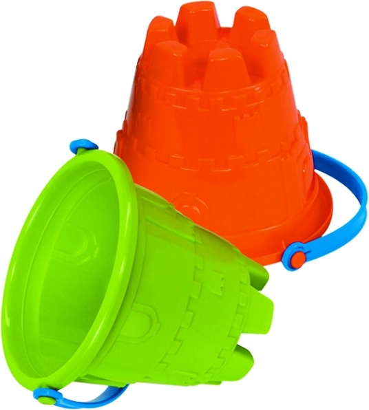 Gowi wiaderko zamek pomarańczowe