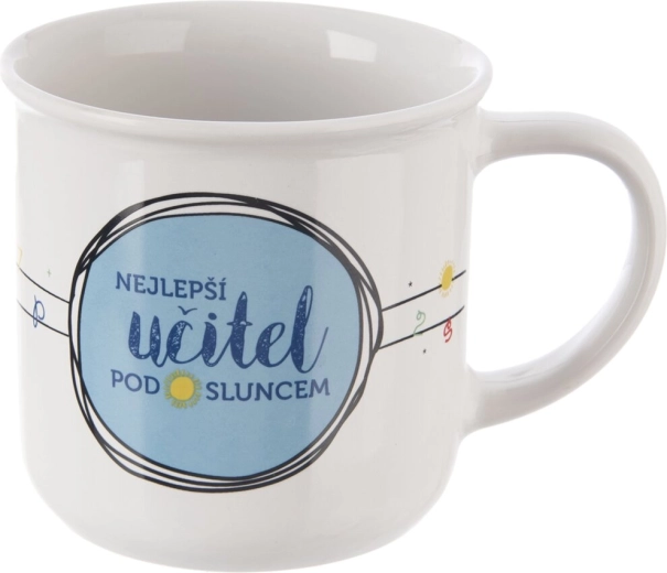 Porcelanowy kubek Najlepszy Nauczyciel 0,34 l