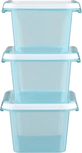 Arcticline zestaw 3 prostokątnych pojemników na żywność 0,5 l