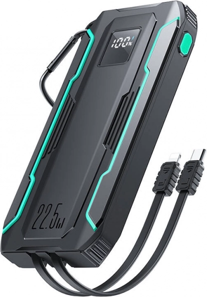 Powerbank Joyroom 10000 mAh z kablem Lightning i USB-C
