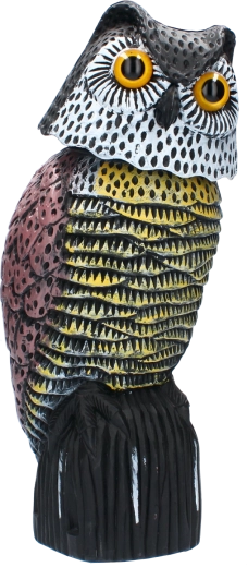 Odstraszacz ptaków – ruchoma sowa 20 × 16 × 38 cm