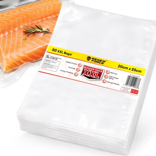 Moletowane worki próżniowe RENEW FORCE 20 × 25 cm (50 szt.)