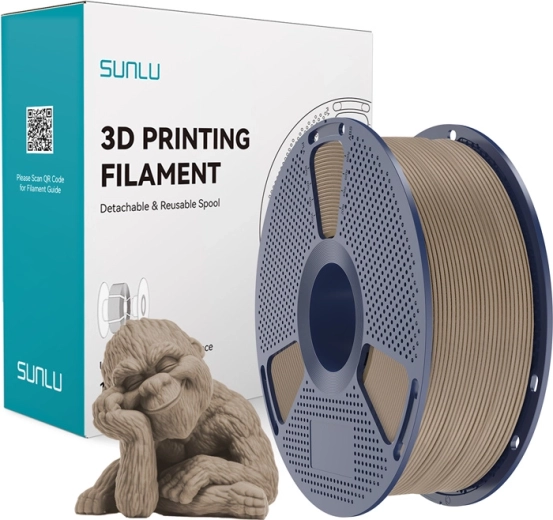 Sunlu Wood filament do druku 3D (efekt drewna)