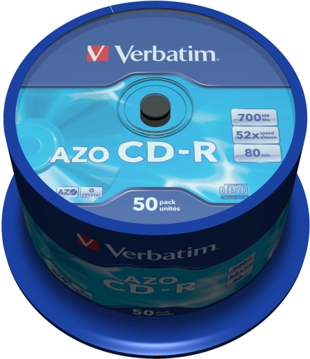Verbatim CD-R AZO Crystal 700 MB 52x - 50 szt.