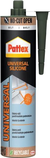 Pattex uniwersalny silikon biały 280 ml