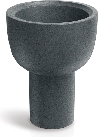 Donica Molta Vessel 40 cm granitowa szarość