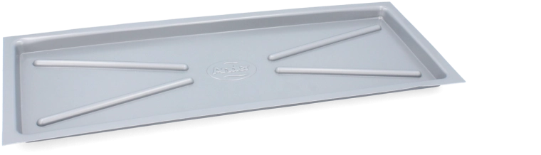 Plastowa taca ociekowa pod ociekacz 50 cm, szara