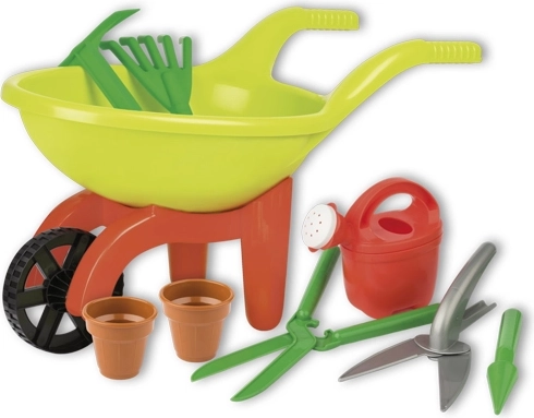 Androni taczka z akcesoriami ogrodniczymi