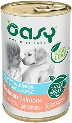Oasy One Protein Puppy & Junior Medium/Large łosoś 400 g