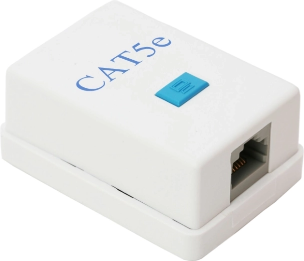 Naścienne gniazdo sieciowe RJ45 Cat.5e