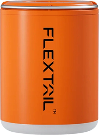Flextail Tiny Pump 2X przenośna elektryczna pompka 3 w 1 z latarenką, pomarańczowa