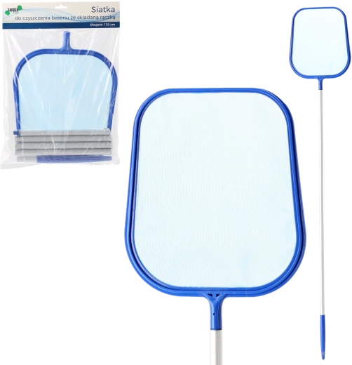 Siatka do czyszczenia basenu z teleskopową rączką 122 cm