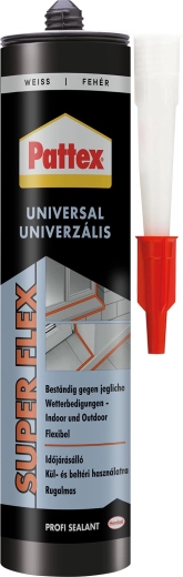 Pattex uniwersalny biały silikon uszczelniający do wnętrz i na zewnątrz 280 ml