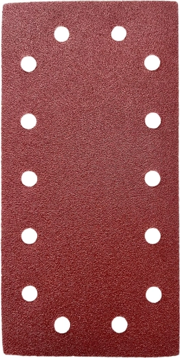 Wycinek ścierny 115 × 230 mm, gradacja 60, 14 otworów, rzep (5 szt.)