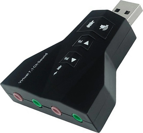 AK103D MUZYCZNA KARTA DŹWIĘKOWA USB 7.1