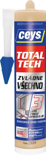 Uniwersalny klej i uszczelniacz 290 ml TOTAL TECH beżowy CEYS