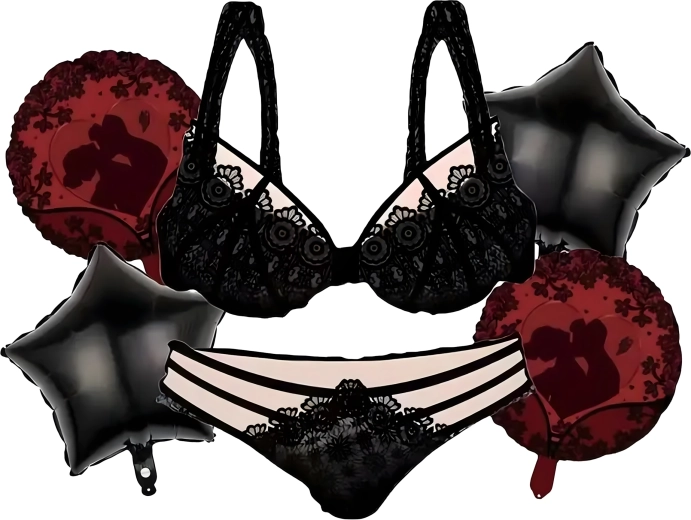 Zestaw balonów na wieczór panieński bielizna 6 szt.