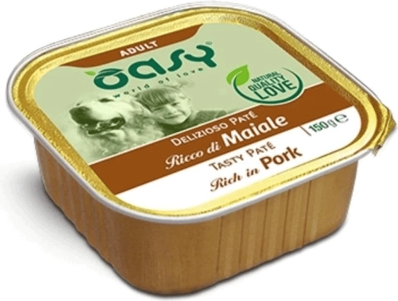 Oasy Tasty Paté Adult z wieprzowiną, 150 g