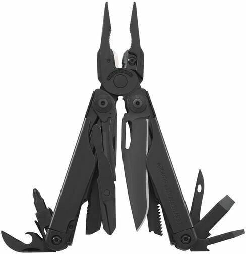 Leatherman Surge wielofunkcyjne narzędzie, 21 funkcji, całometalowe, czarne