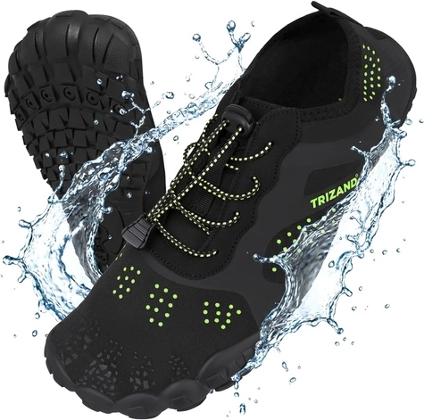Buty do wody Trizand czarne, antypoślizgowa podeszwa 5 mm, rozmiar 42