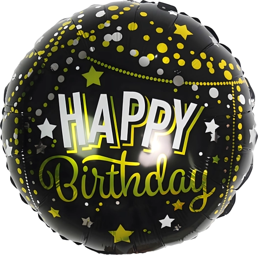 Zestaw urodzinowych balonów Happy Birthday, duże, 5 szt.